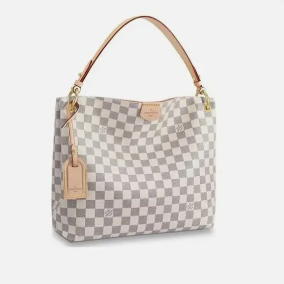 Louis Vuitton Graceful Handbag Damier Azur PM - Picture 1 of 15